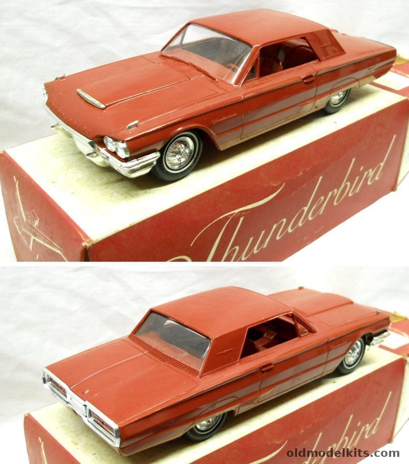 AMT 1/25 1964 Ford Thunderbird 2 Door Hardtop Promo With Original Box plastic model kit
